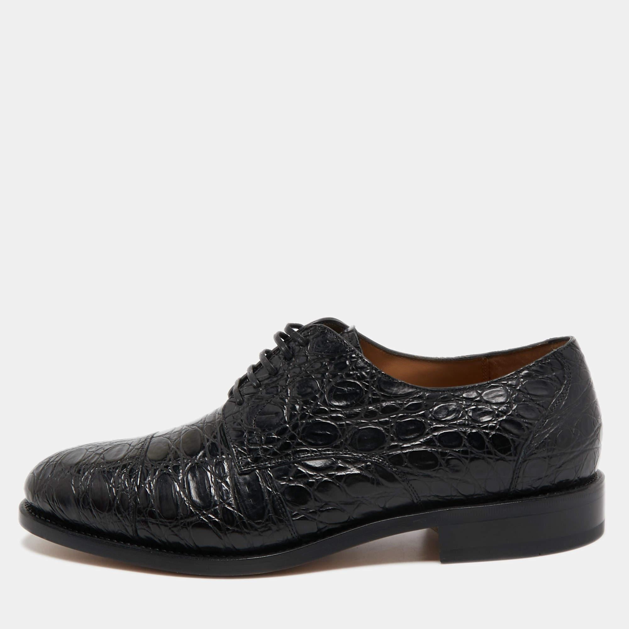 Ferragamo alligator shoes best sale