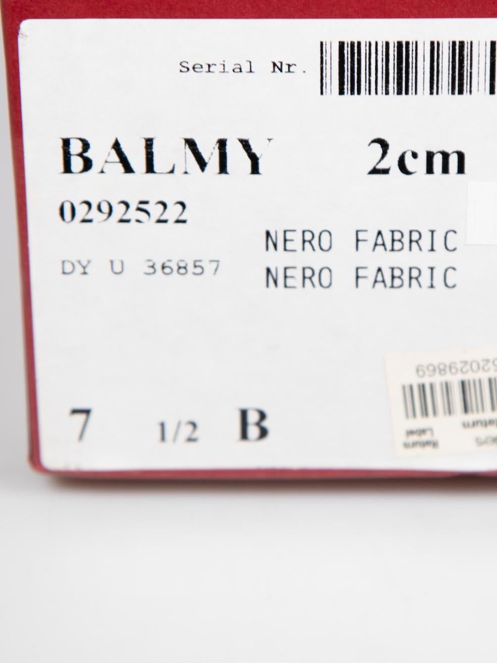 Salvatore Ferragamo Black Balmy Wedge Heel Size US 7.5 1