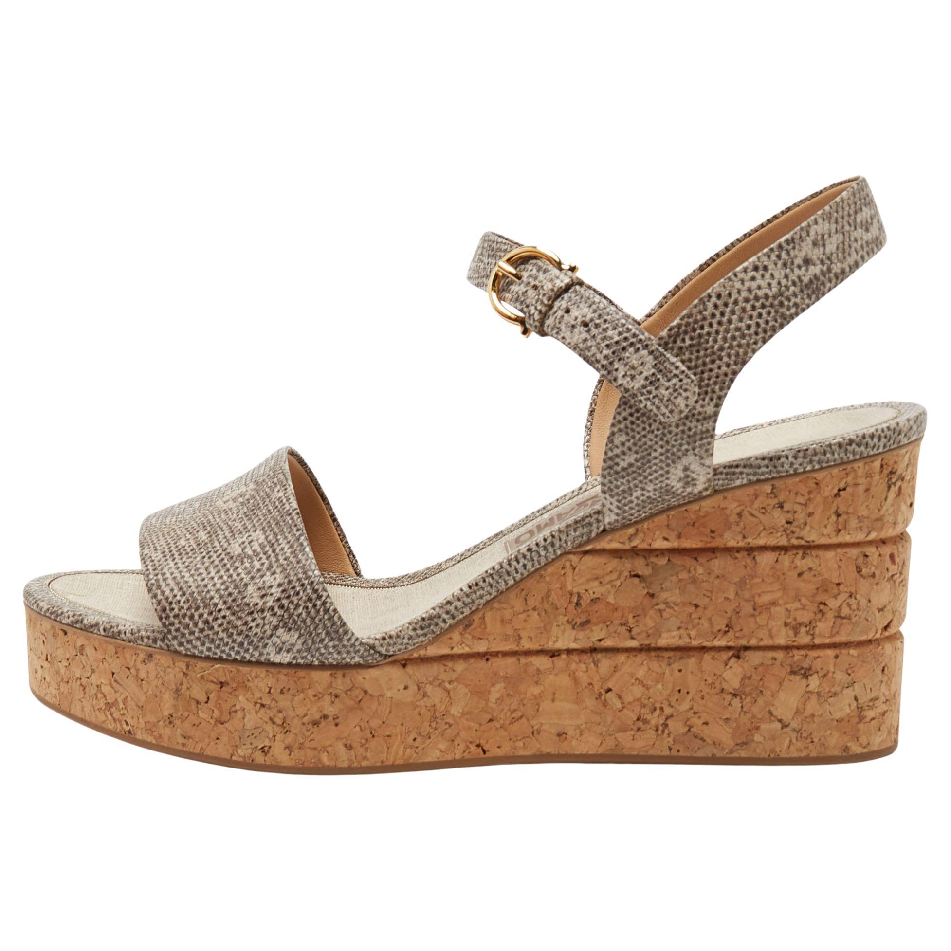 Ferragamo wedges sale top
