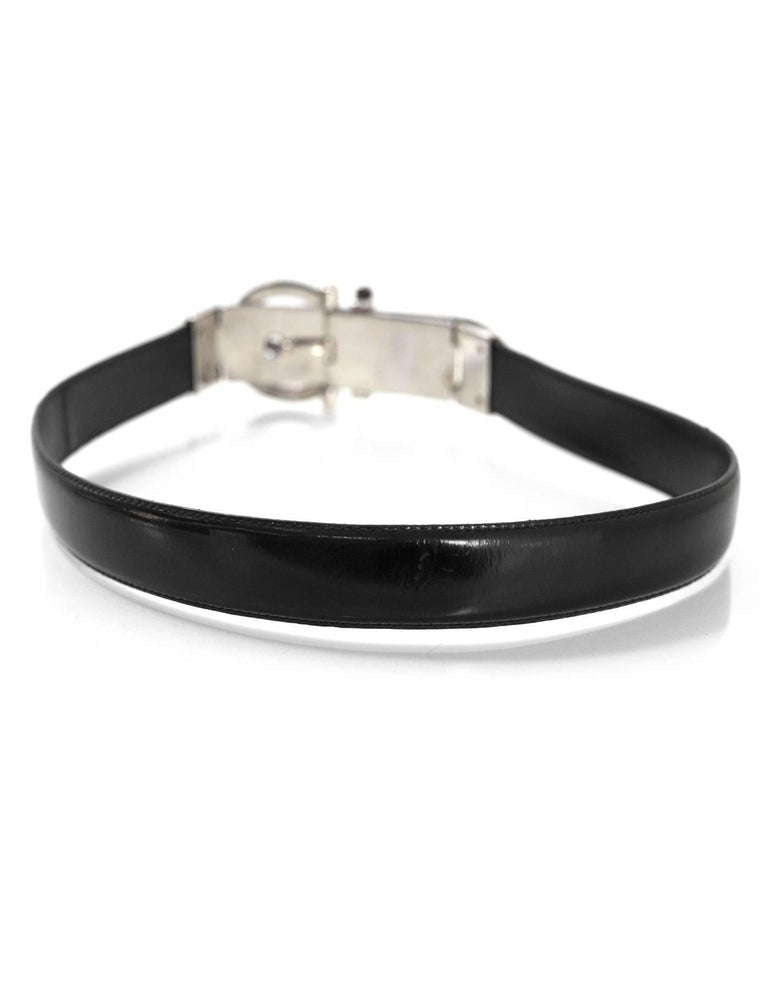 salvatore ferragamo belt silver buckle