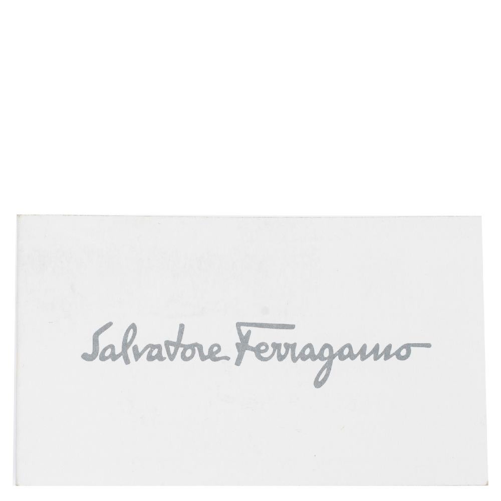 Salvatore Ferragamo Black Leather Briana Tote 6