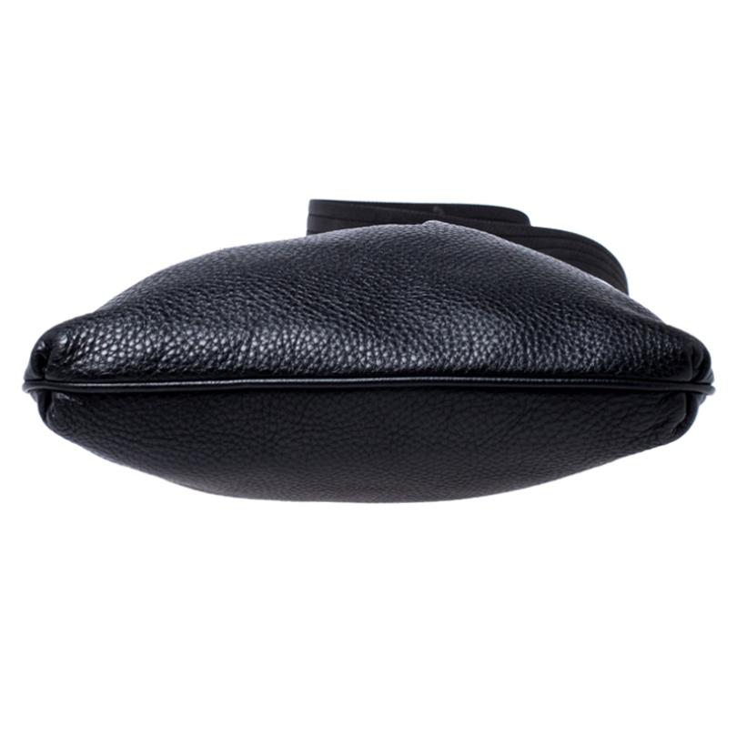 Salvatore Ferragamo Black Leather Crossbody Bag 1