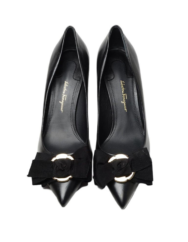 salvatore ferragamo pointed toe pumps