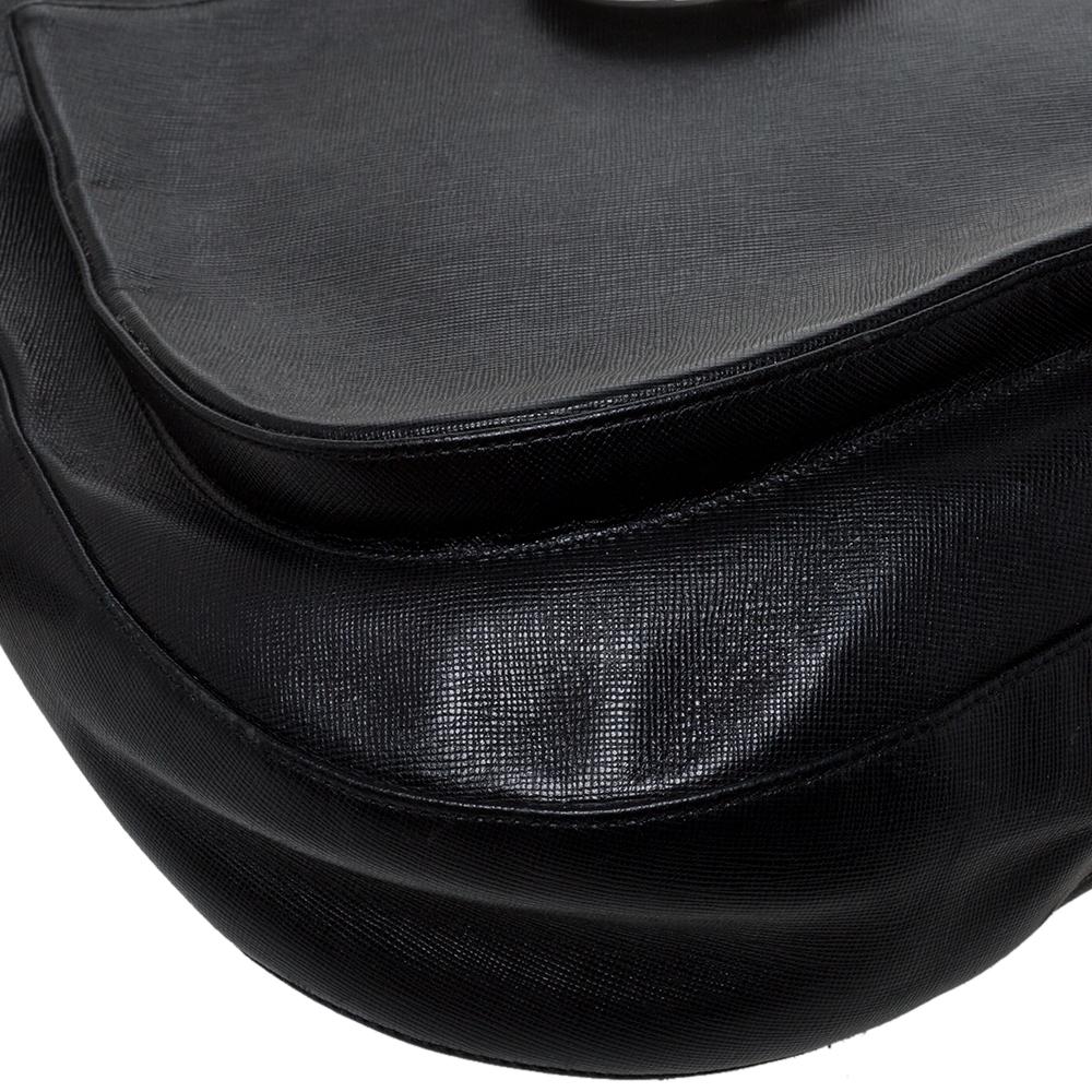 Salvatore Ferragamo Black Leather Hobo For Sale 3