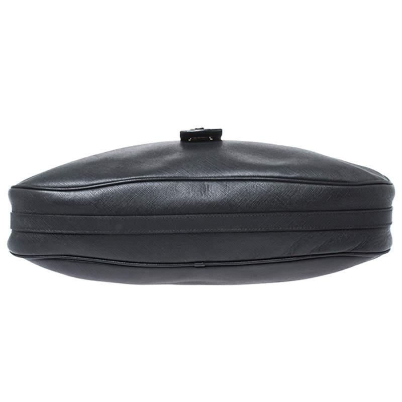 Salvatore Ferragamo Black Leather Hobo 4