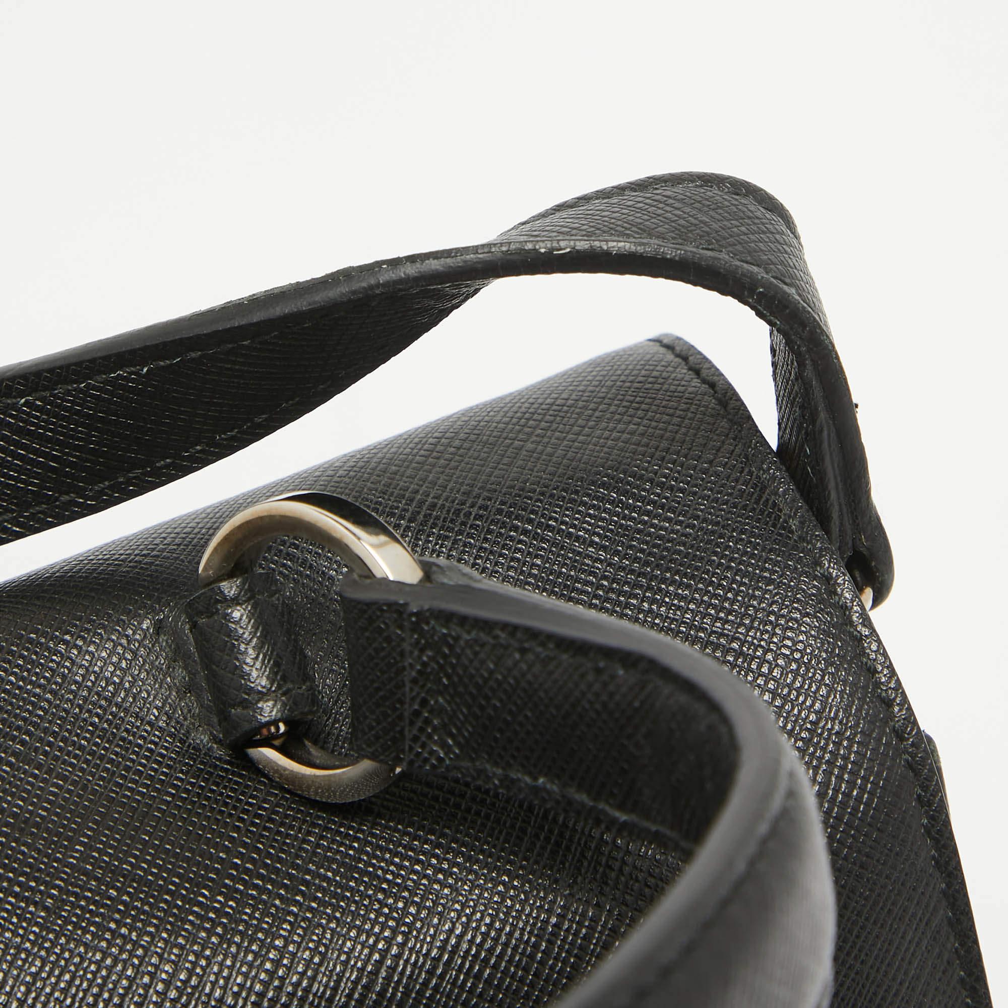 Salvatore Ferragamo Black Leather Kelly Top Handle Bag 3