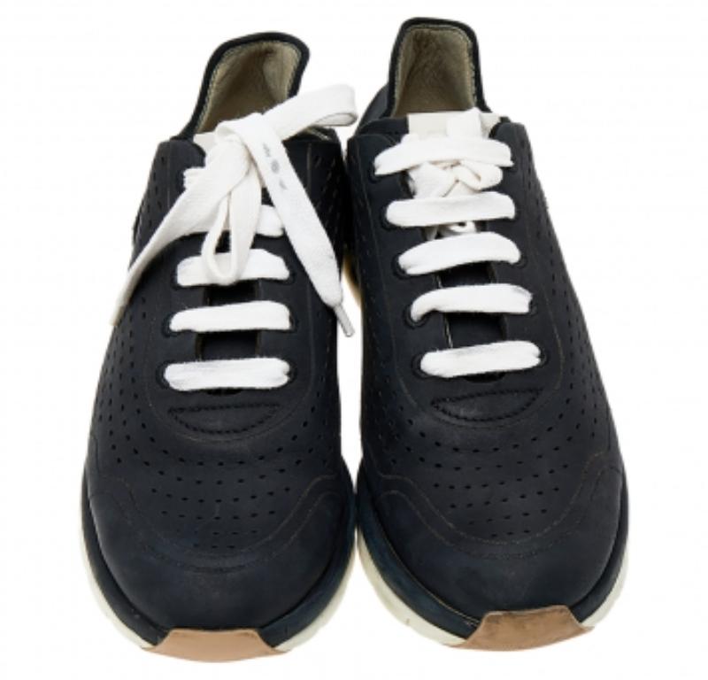 Salvatore Ferragamo - Baskets basses en cuir noir - Taille 38 2