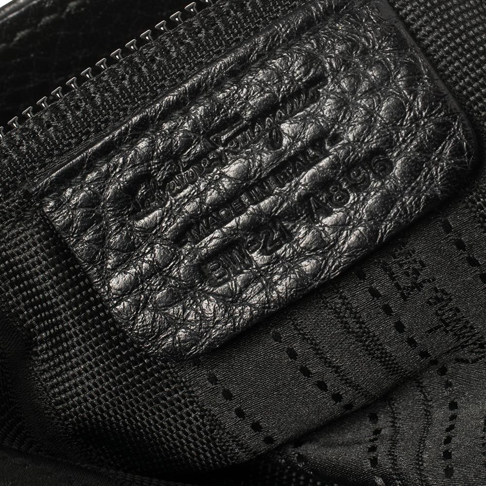 Salvatore Ferragamo Black Leather Medium Sofia Top Handle Bag 7
