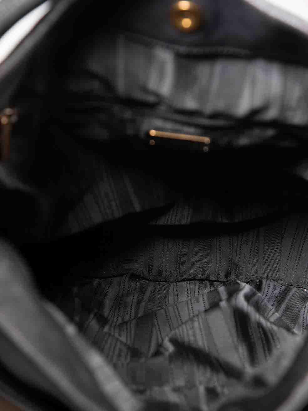 Salvatore Ferragamo Black Leather Miss Vara Hobo Bag For Sale 1
