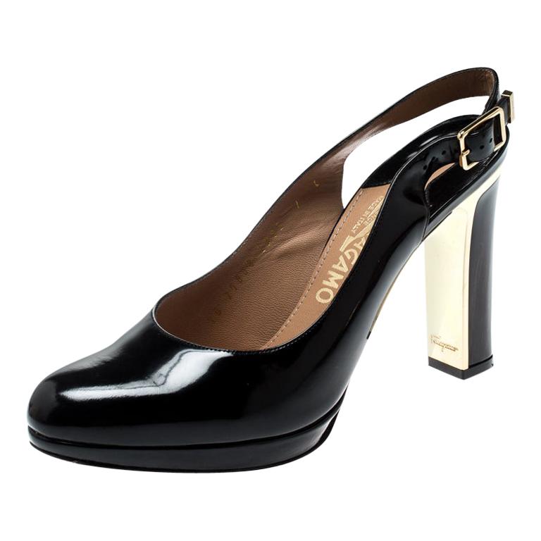 ferragamo block heel