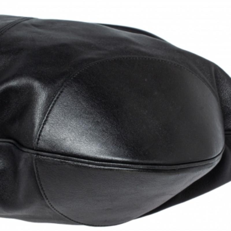 Salvatore Ferragamo Black Leather Tote For Sale 1