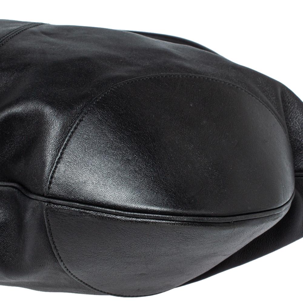 Salvatore Ferragamo Black Leather Tote For Sale 4