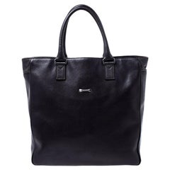 Salvatore Ferragamo Black Leather Tote