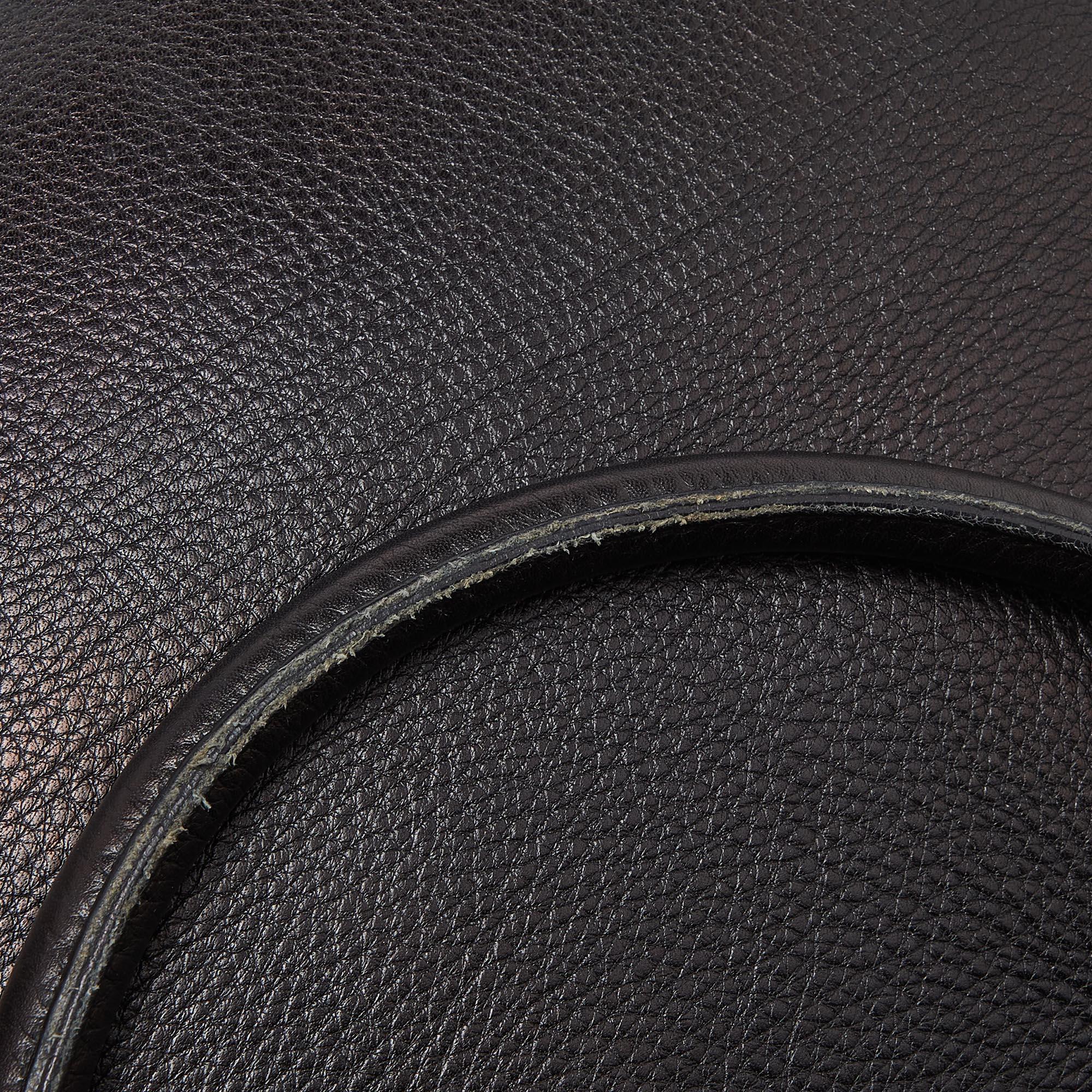 Salvatore Ferragamo Black Leather Virna Tote 5
