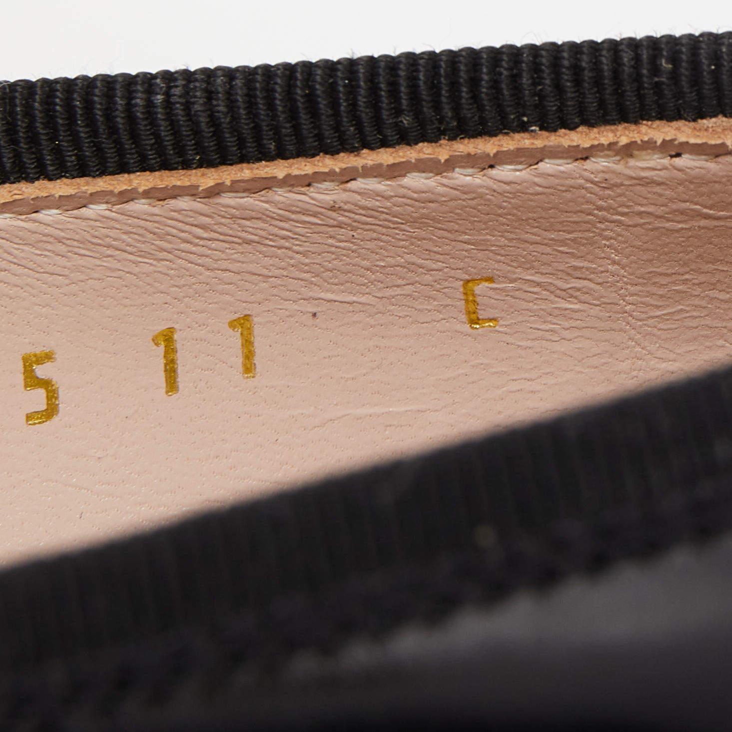 Salvatore Ferragamo Black Patent Leather Block Heel Pumps Size 41.5 4