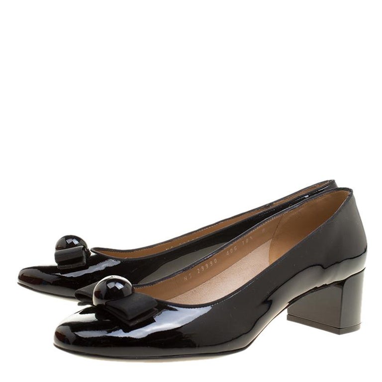 ferragamo block heel