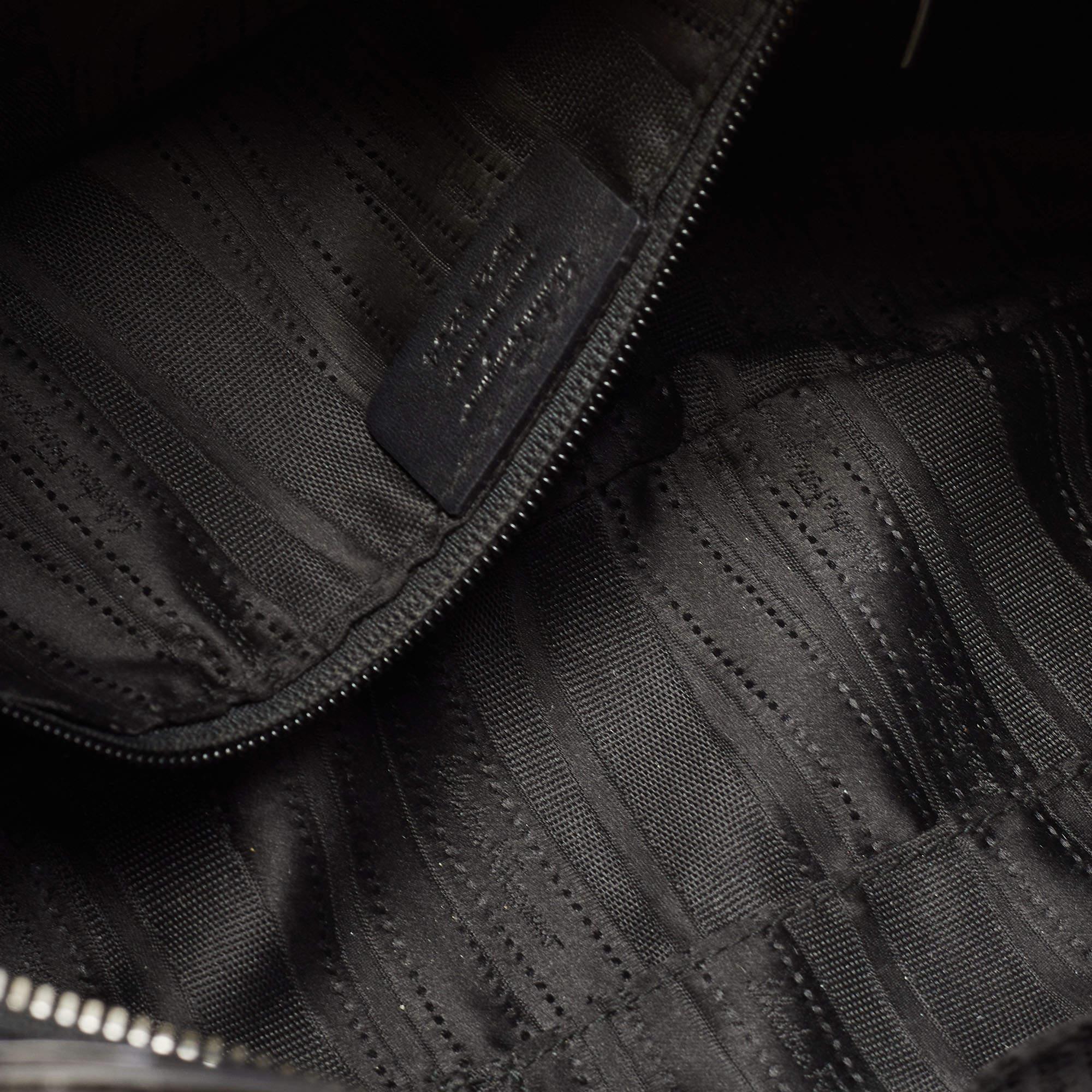 Salvatore Ferragamo Black Patent Leather Marisa Shoulder Bag 3