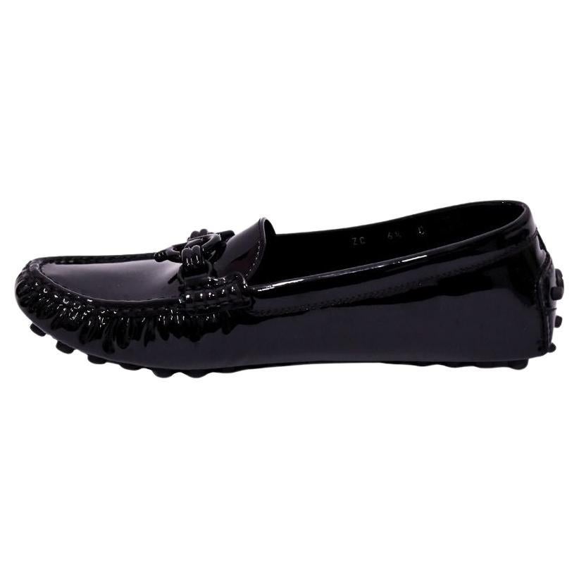 Salvatore Ferragamo Mocassini Vara in vernice nera - EU 36.5 in vendita