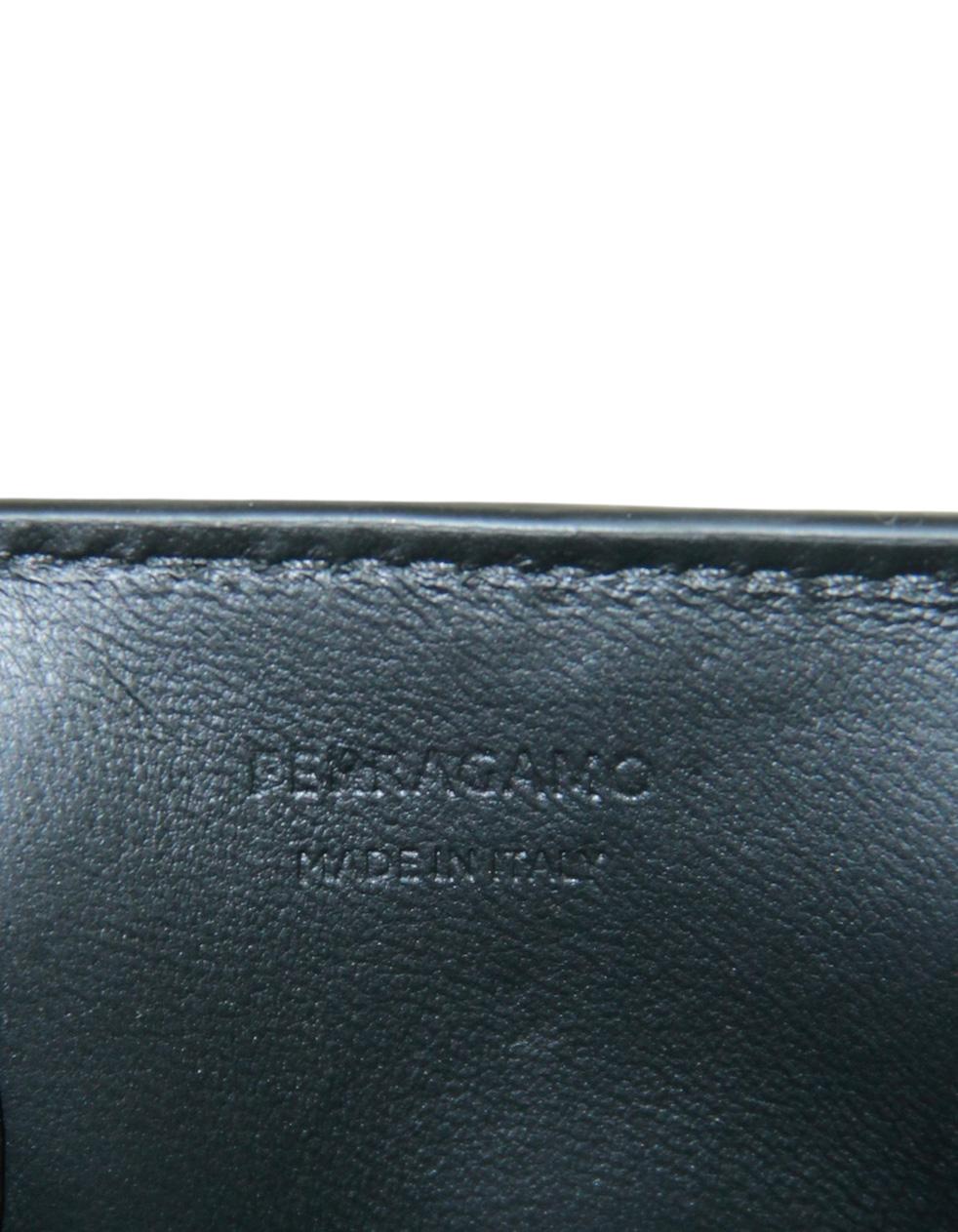 Salvatore Ferragamo Schwarz/Rot Flamme Pony Haar Top Handle Hug Tasche im Angebot 3