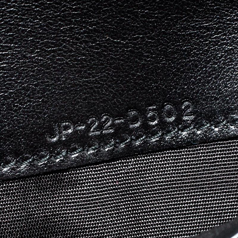Salvatore Ferragamo Black Studded Leather Continental Wallet 3