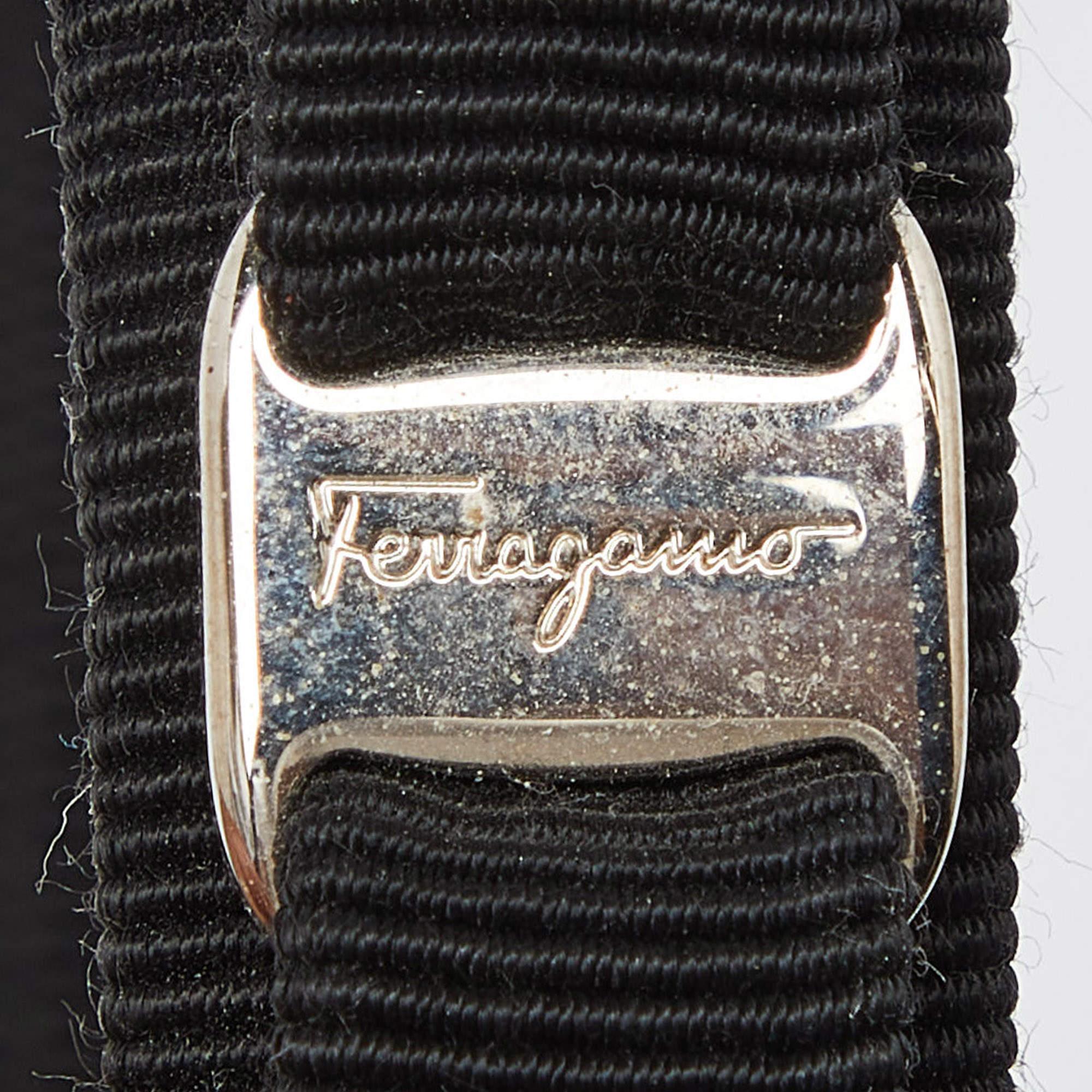 Salvatore Ferragamo Black Vara Bow Headband 1