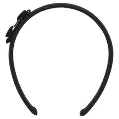 Salvatore Ferragamo Black Vara Bow Headband