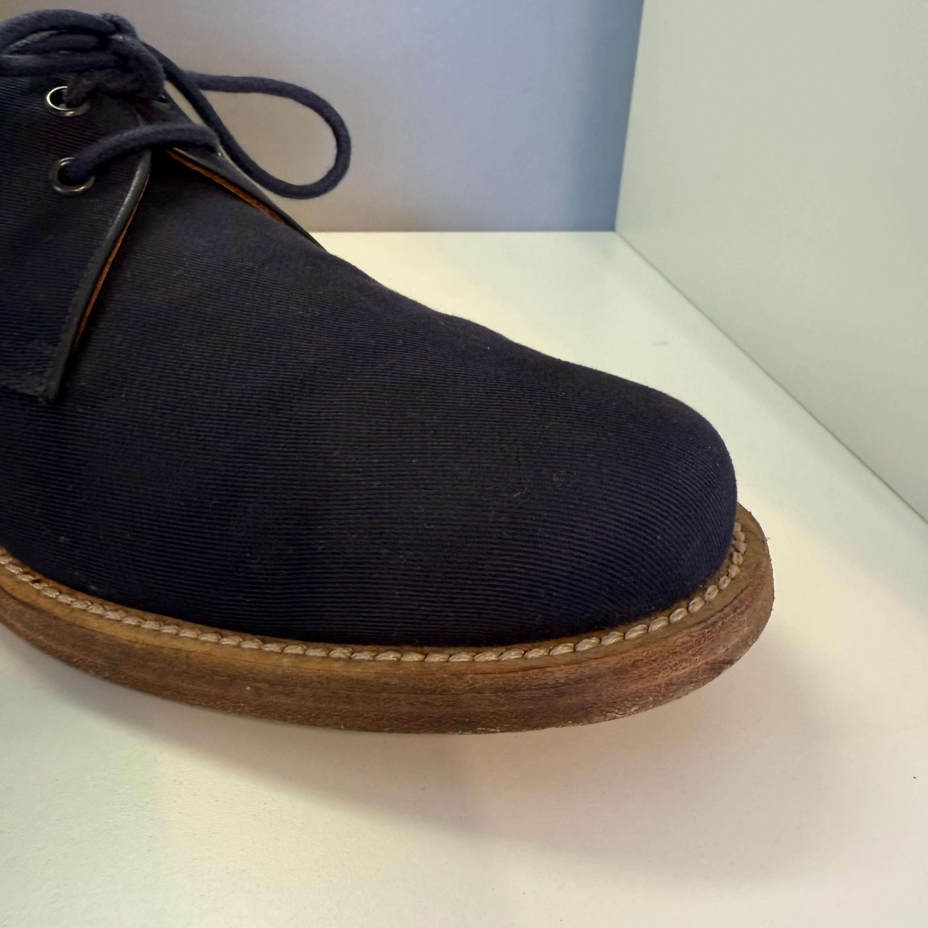 Salvatore Ferragamo Zapato Derby Azul Hombre 8.5 (IT 42.5) Negro en venta