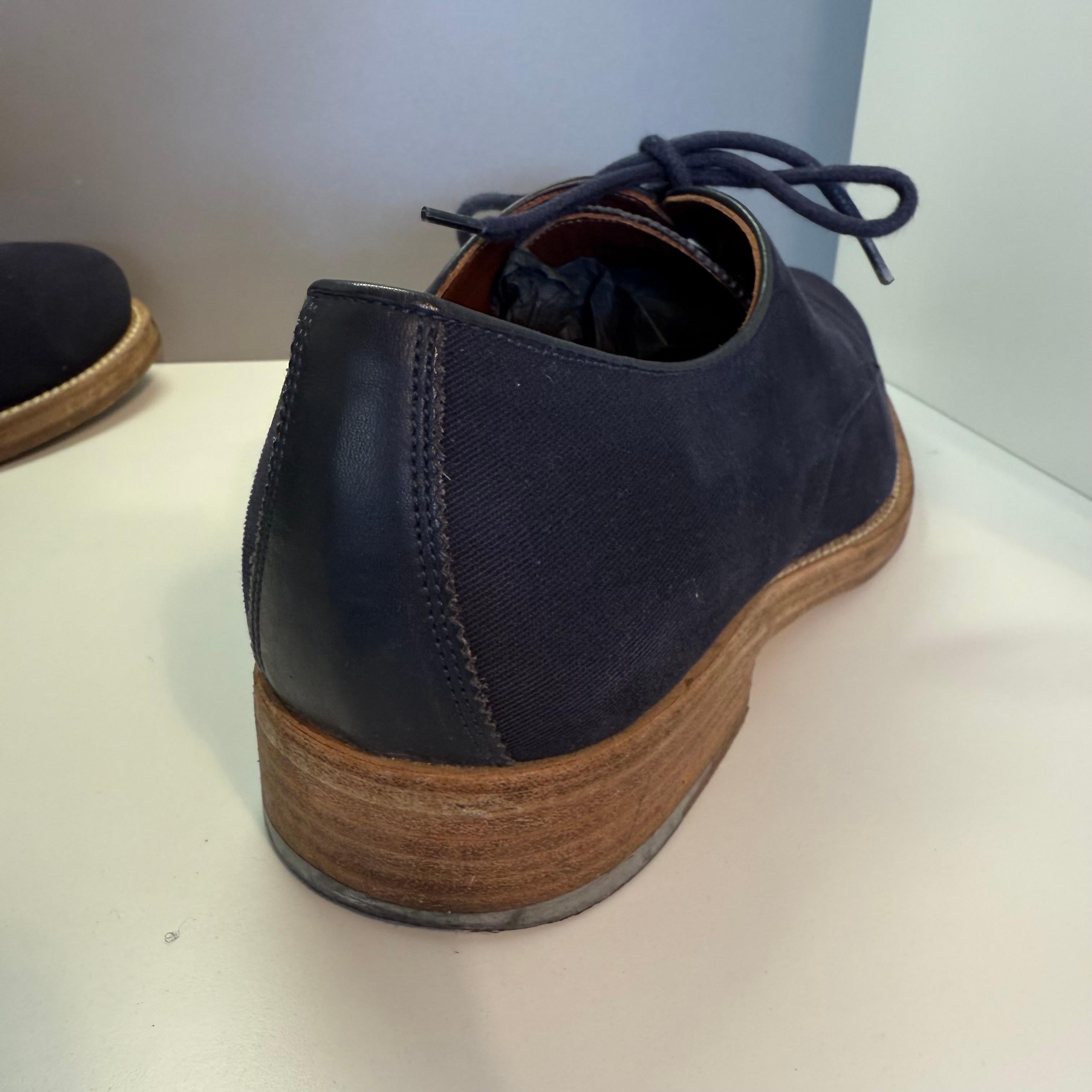 De los hombres Salvatore Ferragamo Zapato Derby Azul Hombre 8.5 (IT 42.5) en venta