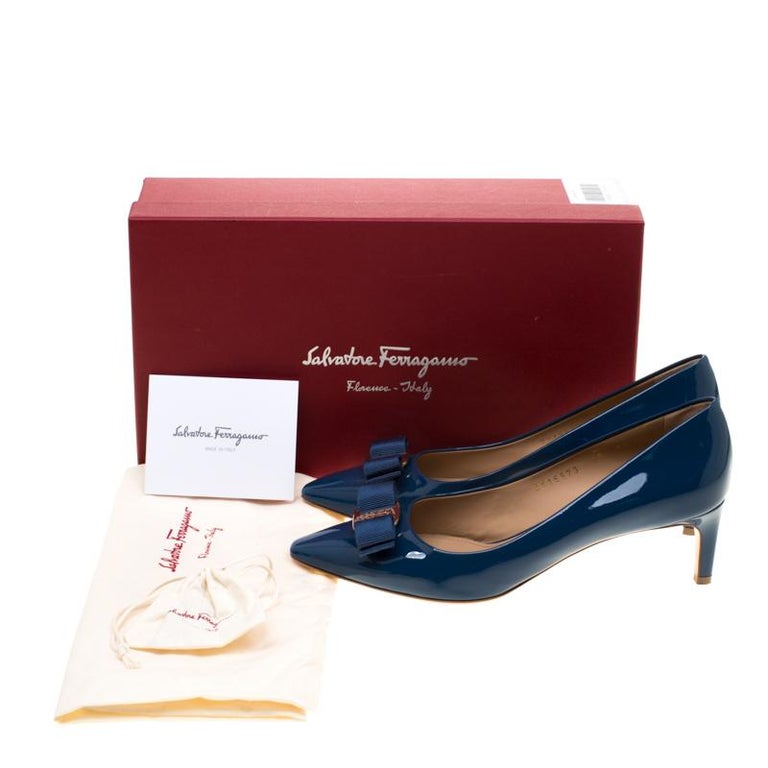 salvatore ferragamo pointed toe pumps