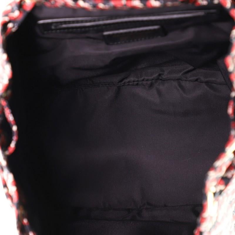 Salvatore Ferragamo Bow Flap Backpack Printed Nylon Medium 1