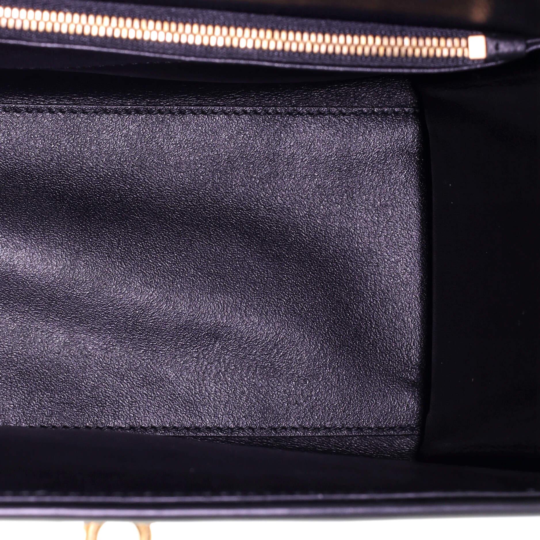 Women's or Men's Salvatore Ferragamo Boxyz Top Handle Bag Gancini Jacquard and Leather Large