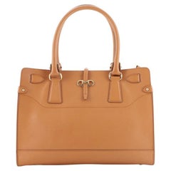 Salvatore Ferragamo Briana Tote Saffiano Leather Small
