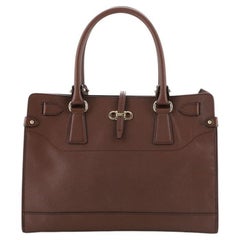 Salvatore Ferragamo Briana Tote Saffiano Leather Small