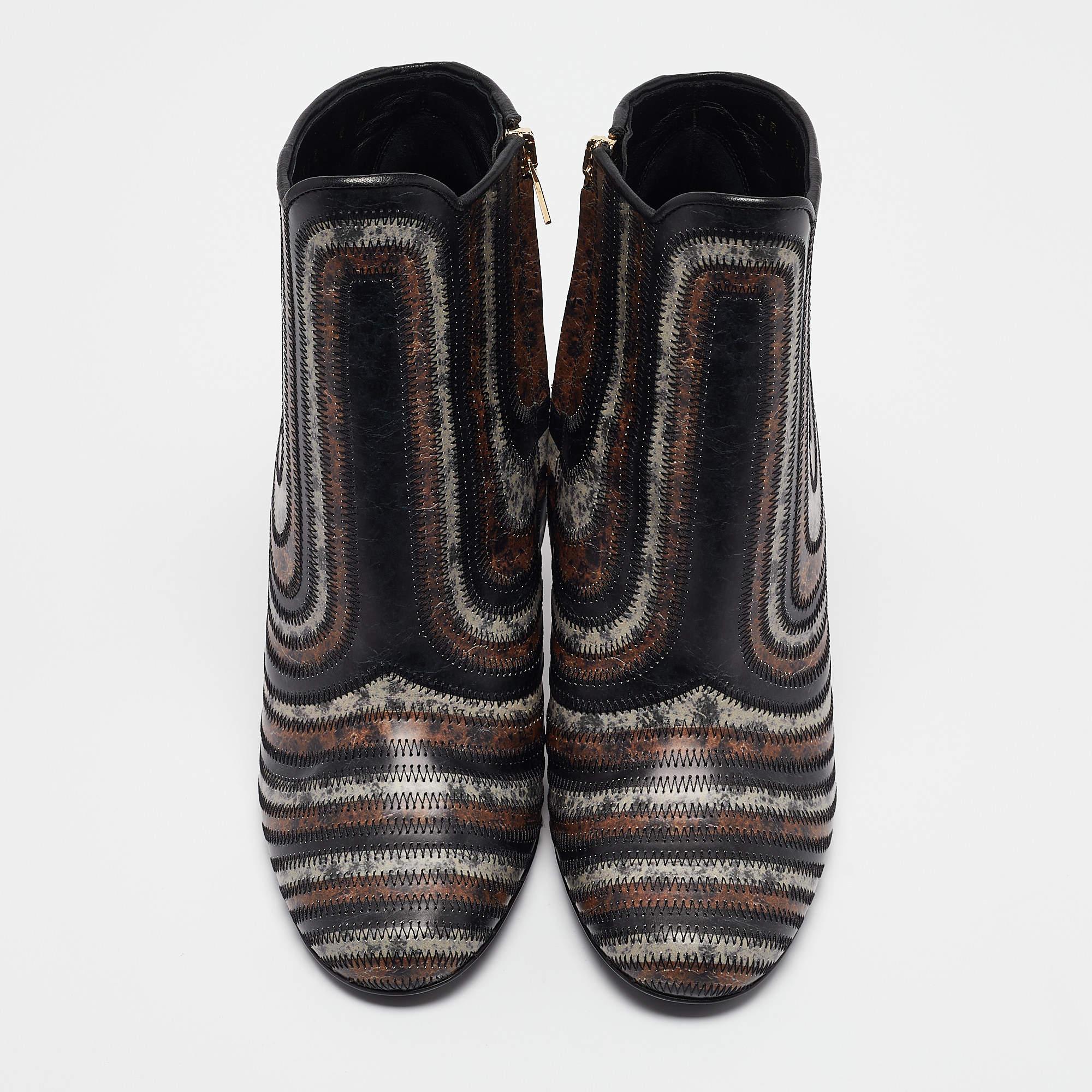 Noir Salvatore Ferragamo - Bottes en cuir Brown - Taille 39.5