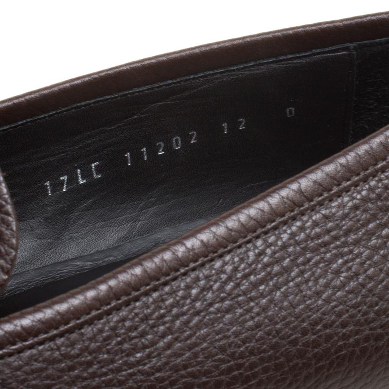 Salvatore Ferragamo Brown Leather Loafers Size 46 1