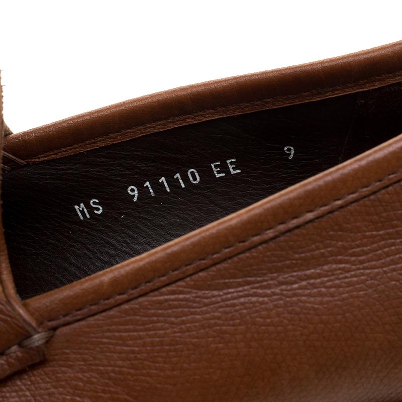 Women's Salvatore Ferragamo Brown Leather Mason Loafers Size 43