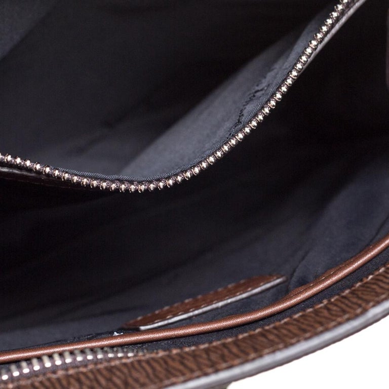 Salvatore Ferragamo Leather Mini Messenger Bag Brown main image 1