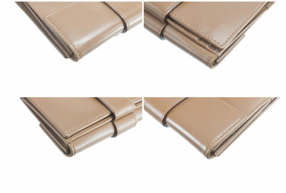 Salvatore Ferragamo Brown Logo Leather Compact Wallet 13FK0113 6