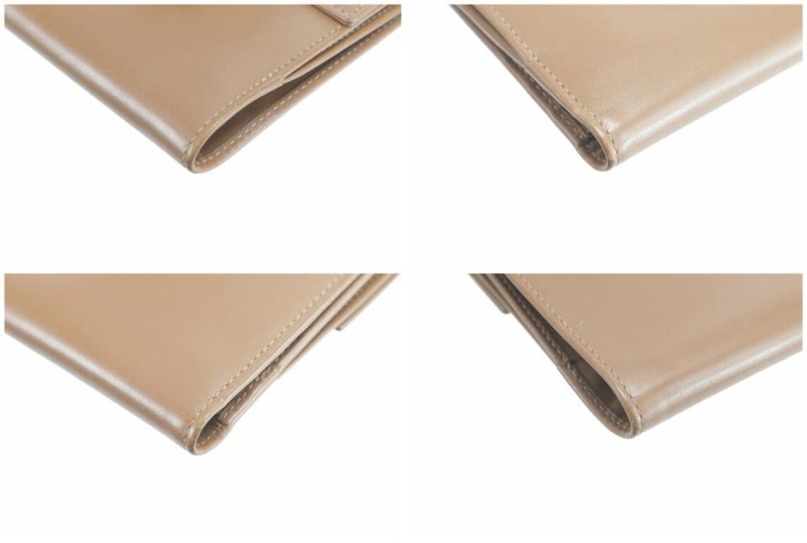 Salvatore Ferragamo Brown Logo Leather Compact Wallet 13FK0113 7