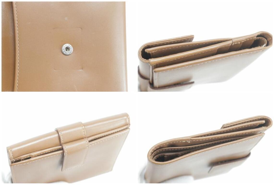 Salvatore Ferragamo Brown Logo Leather Compact Wallet 13FK0113 4