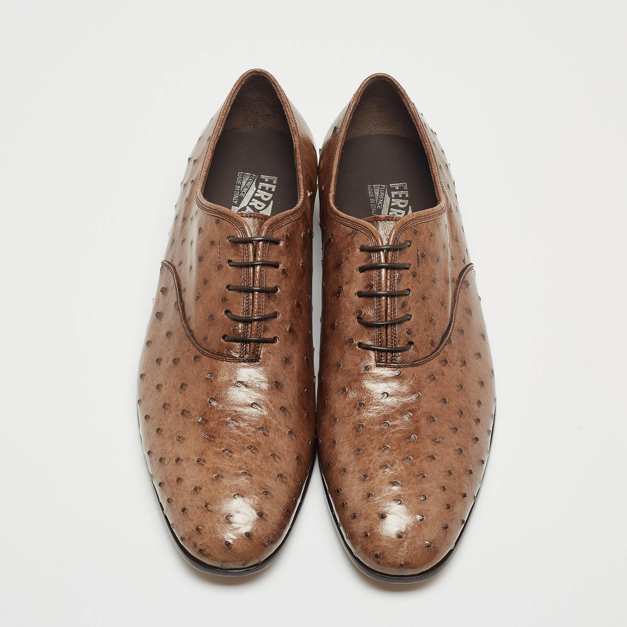 Salvatore ferragamo ostrich shoes on sale