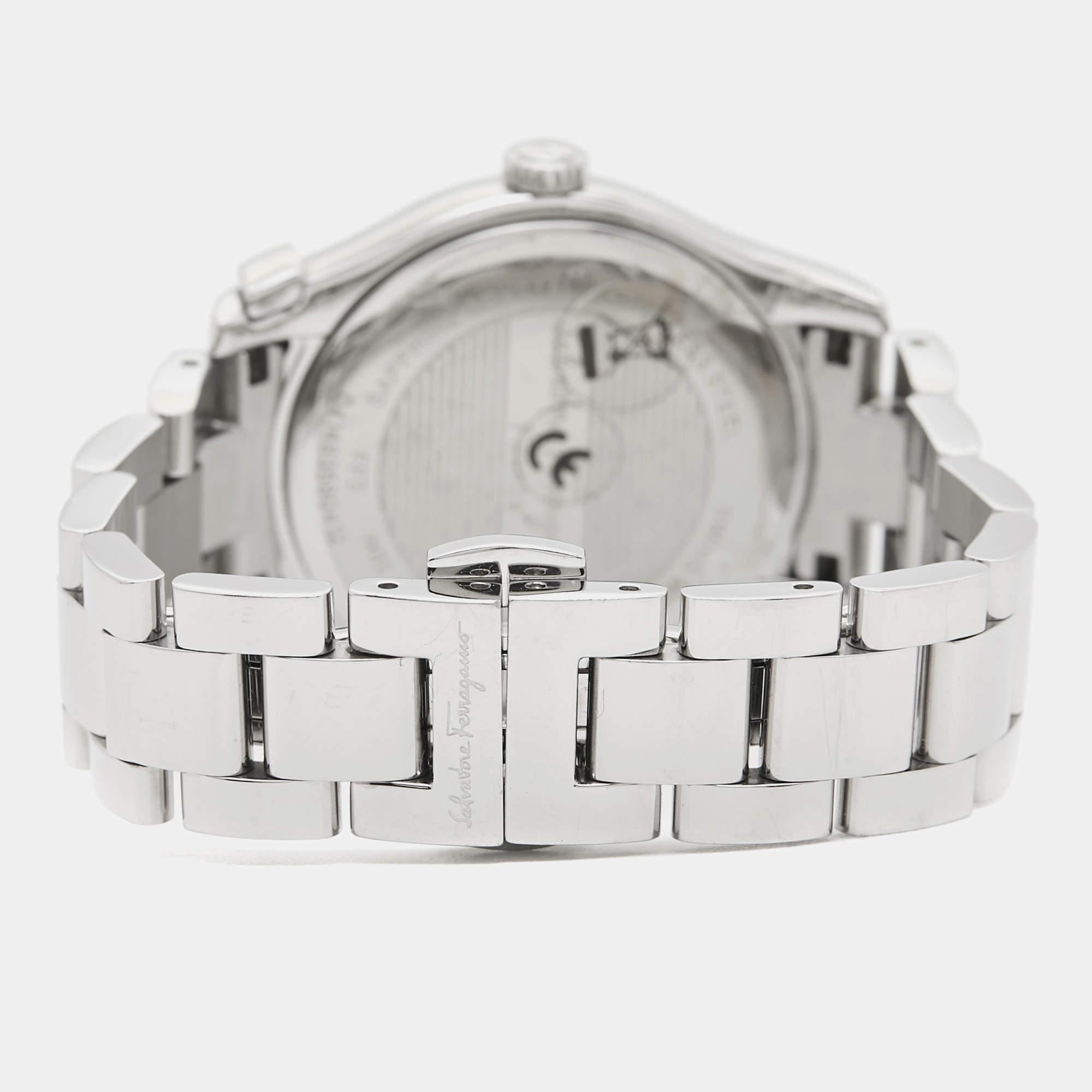 Salvatore Ferragamo Brown Stainless Steel 1898 FF3 Women's Wristwatch 33 mm 3