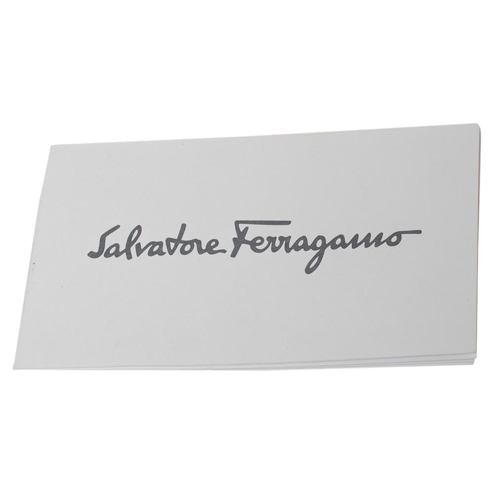 Salvatore Ferragamo Burnt Orange Leather Sofia Top Handle Bag 1