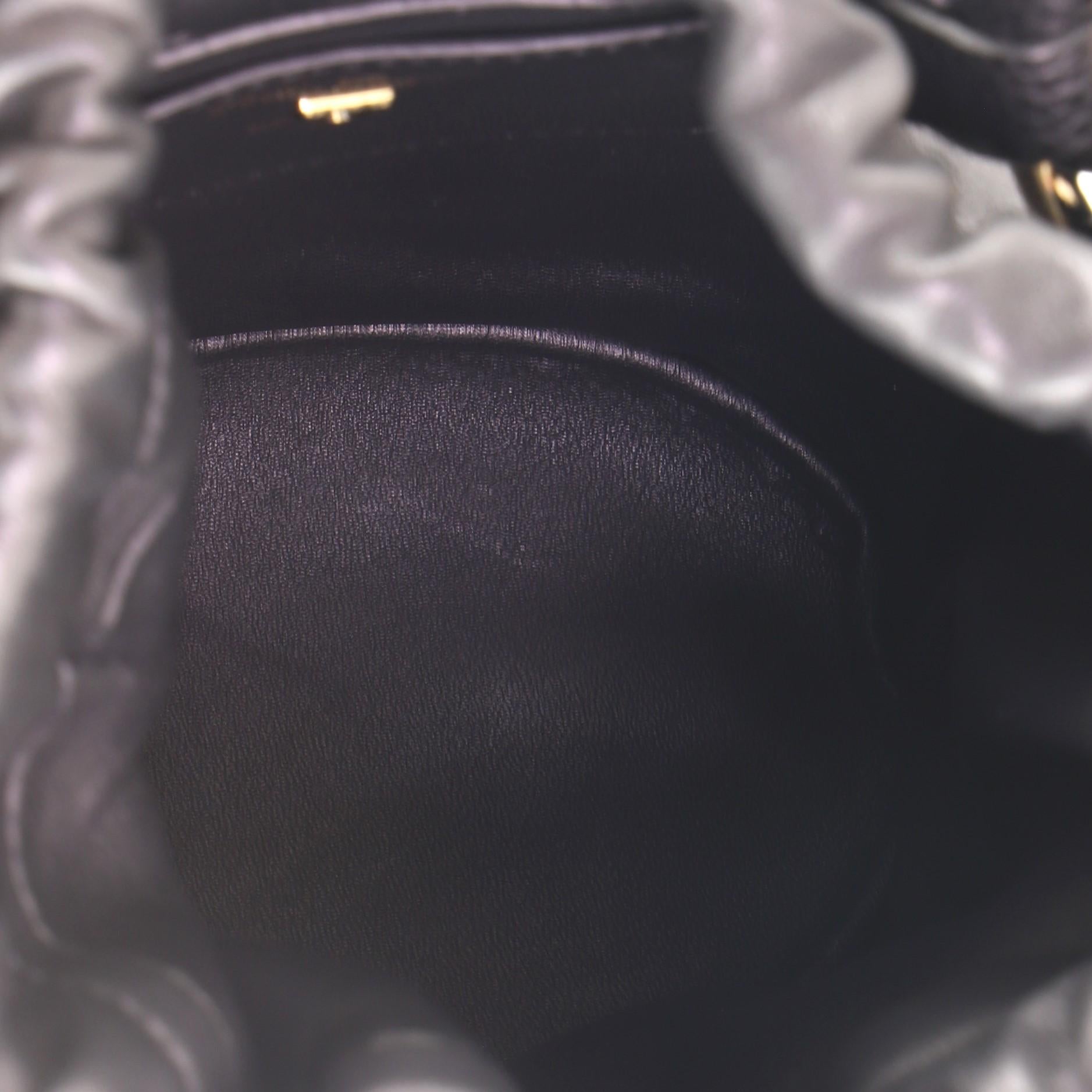 Salvatore Ferragamo Cage Bucket Bag Leather Small 2