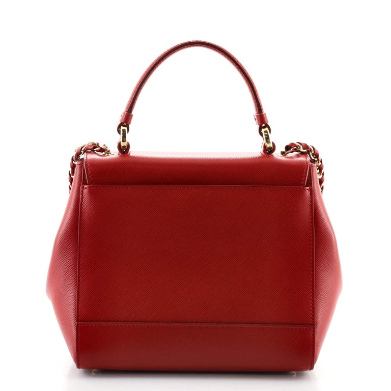 Salvatore Ferragamo Carrie Vara Shoulder Bag Saffiano Leather Small at