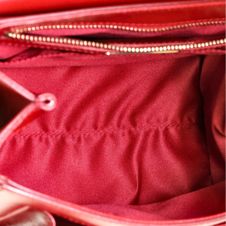 Salvatore Ferragamo Carrie Vara Shoulder Bag Saffiano Leather Small at