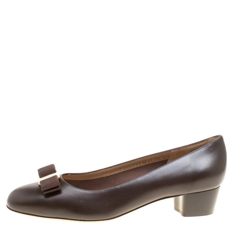 ferragamo block heel