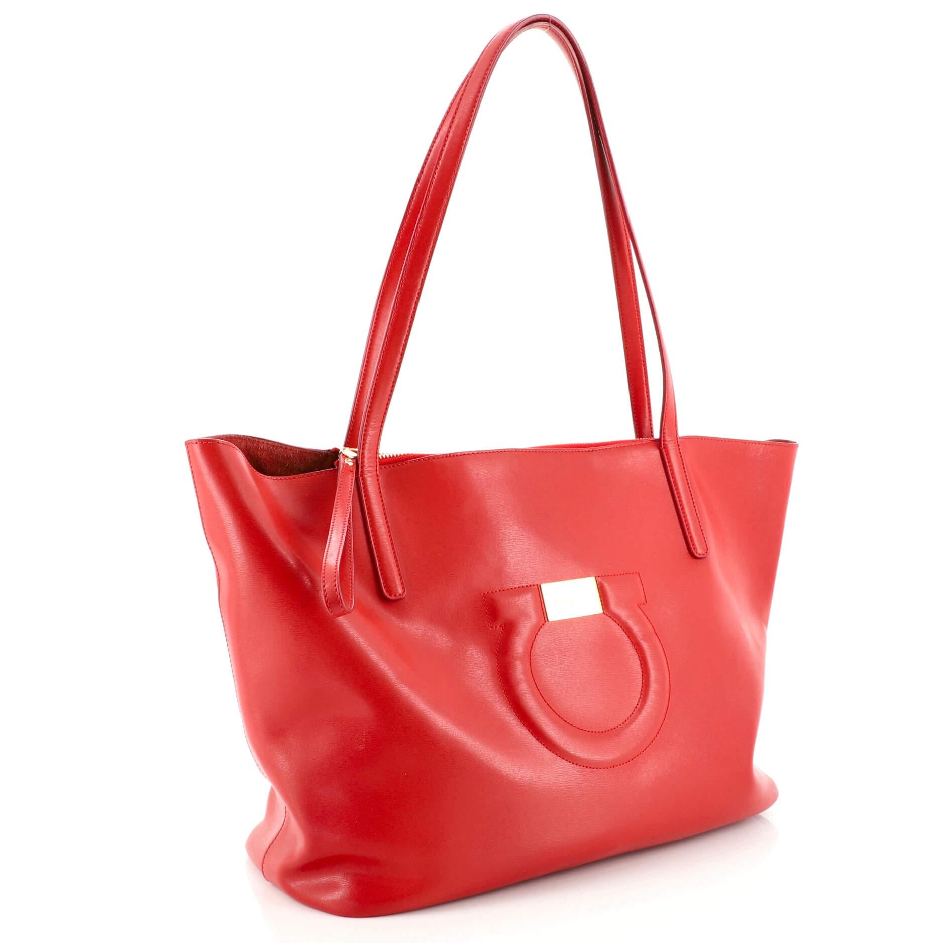 salvatore ferragamo city tote