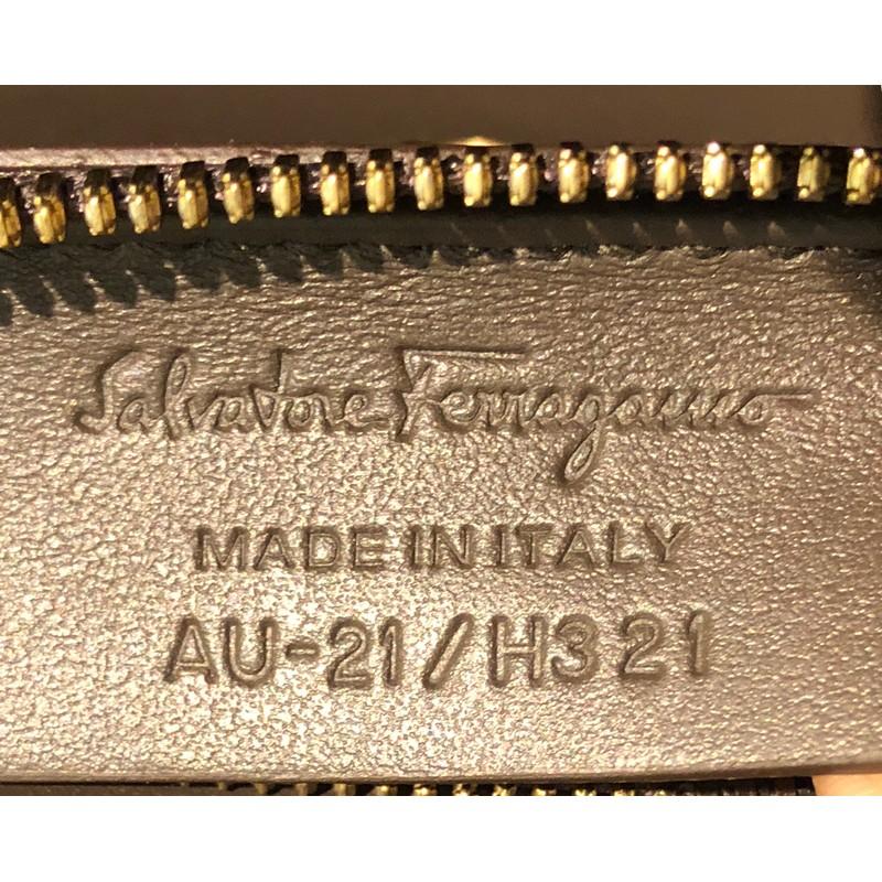 Salvatore Ferragamo Classic Flap Bag Leather Small In Good Condition In NY, NY