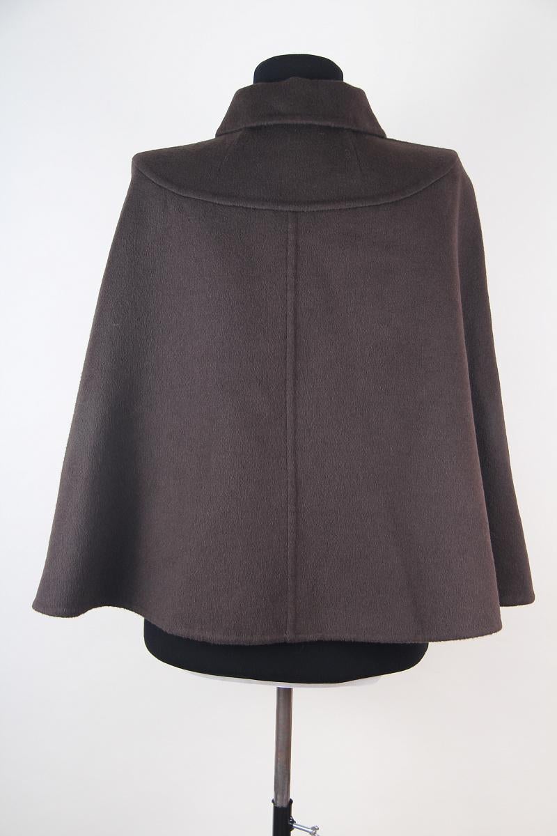 Black Salvatore Ferragamo coat angora wool For Sale